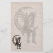 私達は時間の妖精の文房具の方法を見つけます 便箋 (正面)