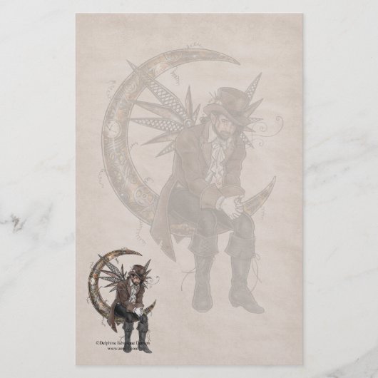 私達は時間の妖精の文房具の方法を見つけます 便箋 (正面)