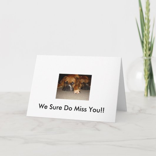 私達は本当に恋しく思います!! カード (正面)