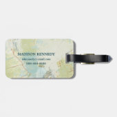 私達は来ました、私達は見ました、私達は引用文および地図を愛しました ラゲッジタグ (裏面横)