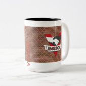 私達は東アジアのマグとの戦争に常にあったありますことが ツートーンマグカップ (正面右)