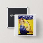 私達は正方形のバッジそれをしてもいいです 缶バッジ (正面&裏面)