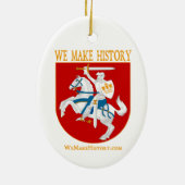 私達は歴史を作ります セラミックオーナメント (裏面)
