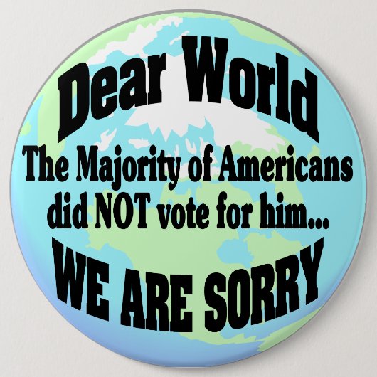 私達は残念です 缶バッジ (正面)