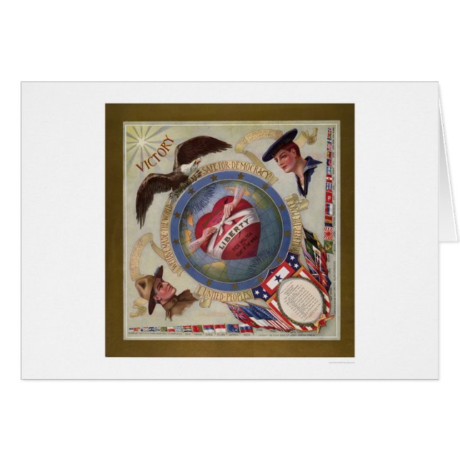 私達は民主主義のための世界の金庫を作りました (正面横)