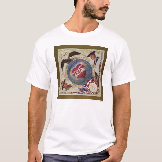 私達は民主主義のための世界の金庫を作りました Tシャツ (正面)