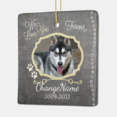 私達は永久に後をつけます記念の記念品の愛します セラミックオーナメント (左)