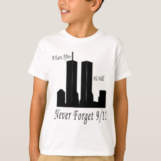 私達は決して9/11を忘れません Tシャツ