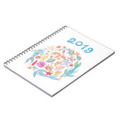私達は海を愛します! 2019年のデザインのノート ノートブック (左側)
