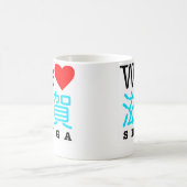 私達は滋賀のマグを愛します コーヒーマグカップ (中央)