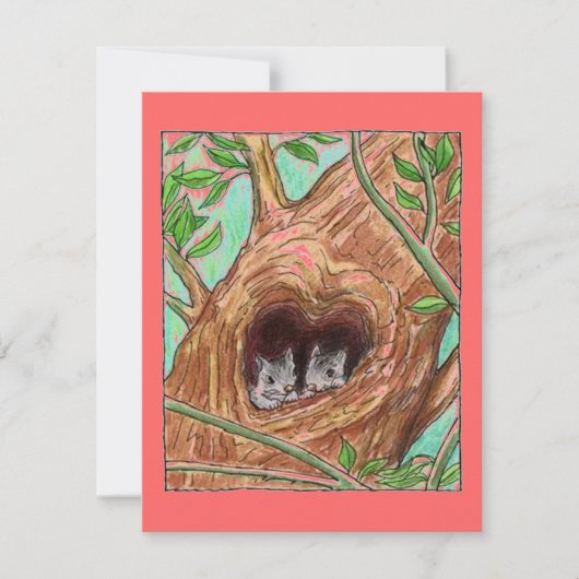 私達は発表の新しい住所招待状を動かしました 招待状 (正面)