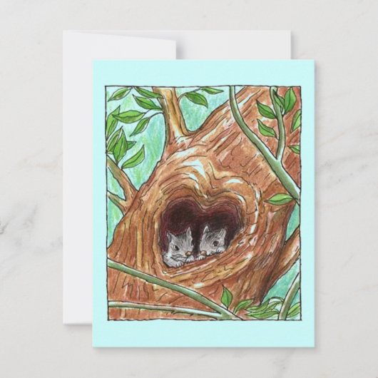 私達は発表の新しい住所招待状を動かしました 案内状 (正面)