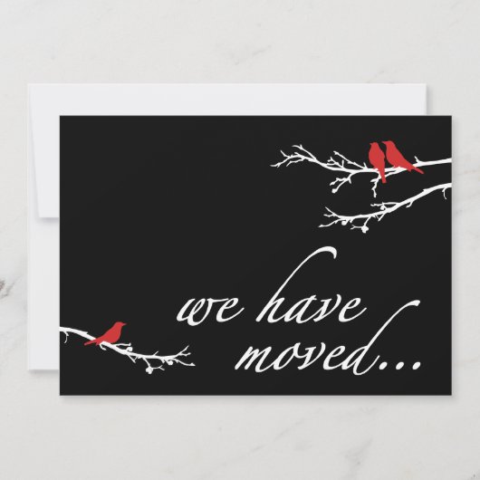 私達は発表を動かしました 案内状 (正面)