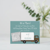 私達は発表カードを動かしています(家の写真と) 案内状 (スタンド正面)