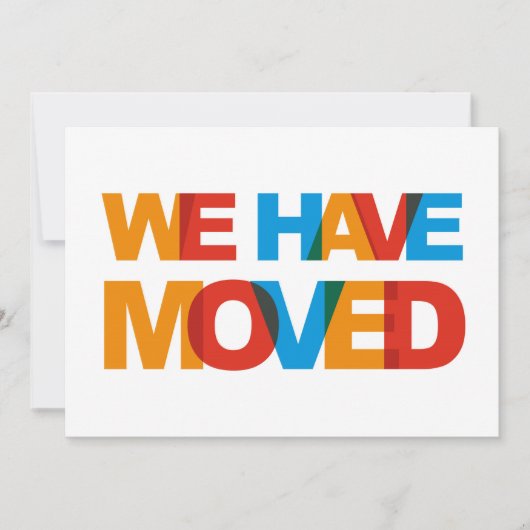 私達は発表カードを動かしました 案内状 (正面)