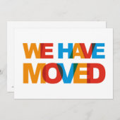 私達は発表カードを動かしました 案内状 (正面/裏面)