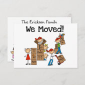 私達は発表カードを動かしました 案内状 (正面/裏面)