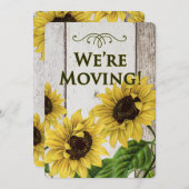 私達は発表レトロのヒマワリを動かしています 案内状 (正面/裏面)