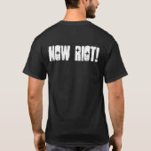 私達は目撃しました… 今暴動のワイシャツ Tシャツ (裏面)