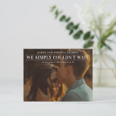 私達は知らせを待ちきれ結婚なかった ポストカード (スタンド正面)