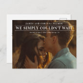 私達は知らせを待ちきれ結婚なかった ポストカード (正面/裏面)