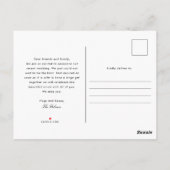 私達は知らせを待ちきれ結婚なかった ポストカード (裏面)