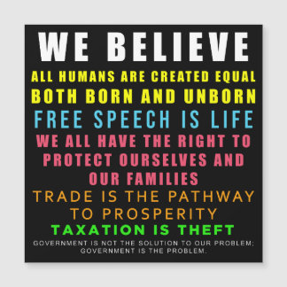 私達は磁石を信じます