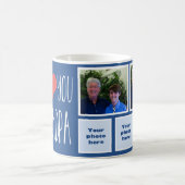 私達は祖父の数々のな写真のマグ愛します コーヒーマグカップ (中央)