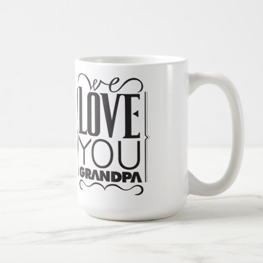 私達は祖父愛します マグカップ (右)