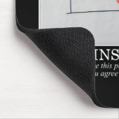 私達は私と同意するまで意見を出し合います マウスパッド (コーナー)