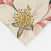 私達は私達のナナのお母さん、母ヴィンテージの花を愛します フリースブランケット (角)