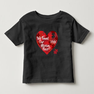 私達は私達の行方不明の部分-パズルのハート--を見つけました トドラーTシャツ