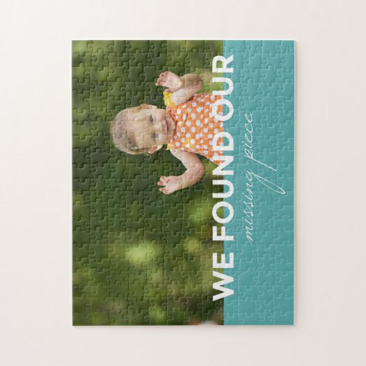 私達は私達の行方不明の部分-採用のパズル--を見つけました ジグソーパズル (縦)