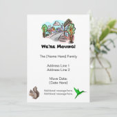 私達は移動発表です 案内状 (スタンド正面)