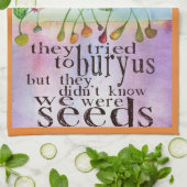 私達は種タオルでした キッチンタオル (折り畳み)