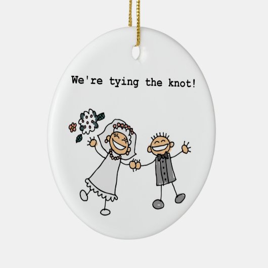 私達は結び目を結んでいます セラミックオーナメント (右)