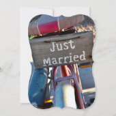 私達は結婚したなラスベガス発表駆け落ちします結婚式のです 案内状 (正面)