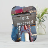 私達は結婚したなラスベガス発表駆け落ちします結婚式のです 案内状 (スタンド正面)