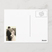 私達は結婚式の郵便はがきをしました ポストカード (裏面)