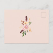 私達は花箱の移動発表を動かしました 案内ポストカード (裏面)