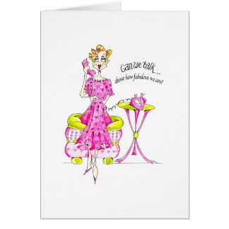 私達は話しますカードをできます