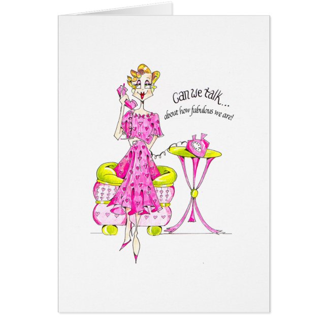 私達は話しますカードをできます (正面)