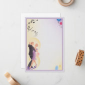 私達は踊ります©を ノートカード (正面/裏面インサイチュ)