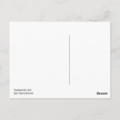 私達は郵便はがき主張します ポストカード (裏面)