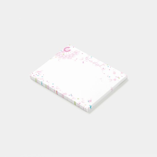 私達は願いのベビーシャワーのポスト・イットの計画を作りました ポストイット (アングル)