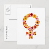 私達は51%の郵便はがきです ポストカード (正面/裏面)