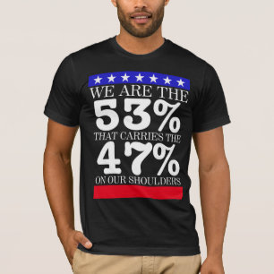 私達は53%才です Tシャツ
