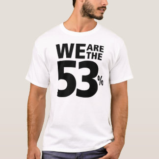 私達は53%才です Tシャツ