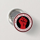 私達は99%です 缶バッジ (正面&裏面)