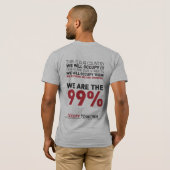 私達は99%才です Tシャツ (裏面フル)